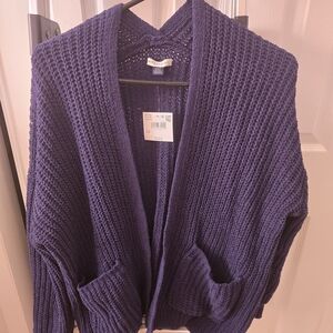 American Eagle Outfitters Navy Blue Cardigan